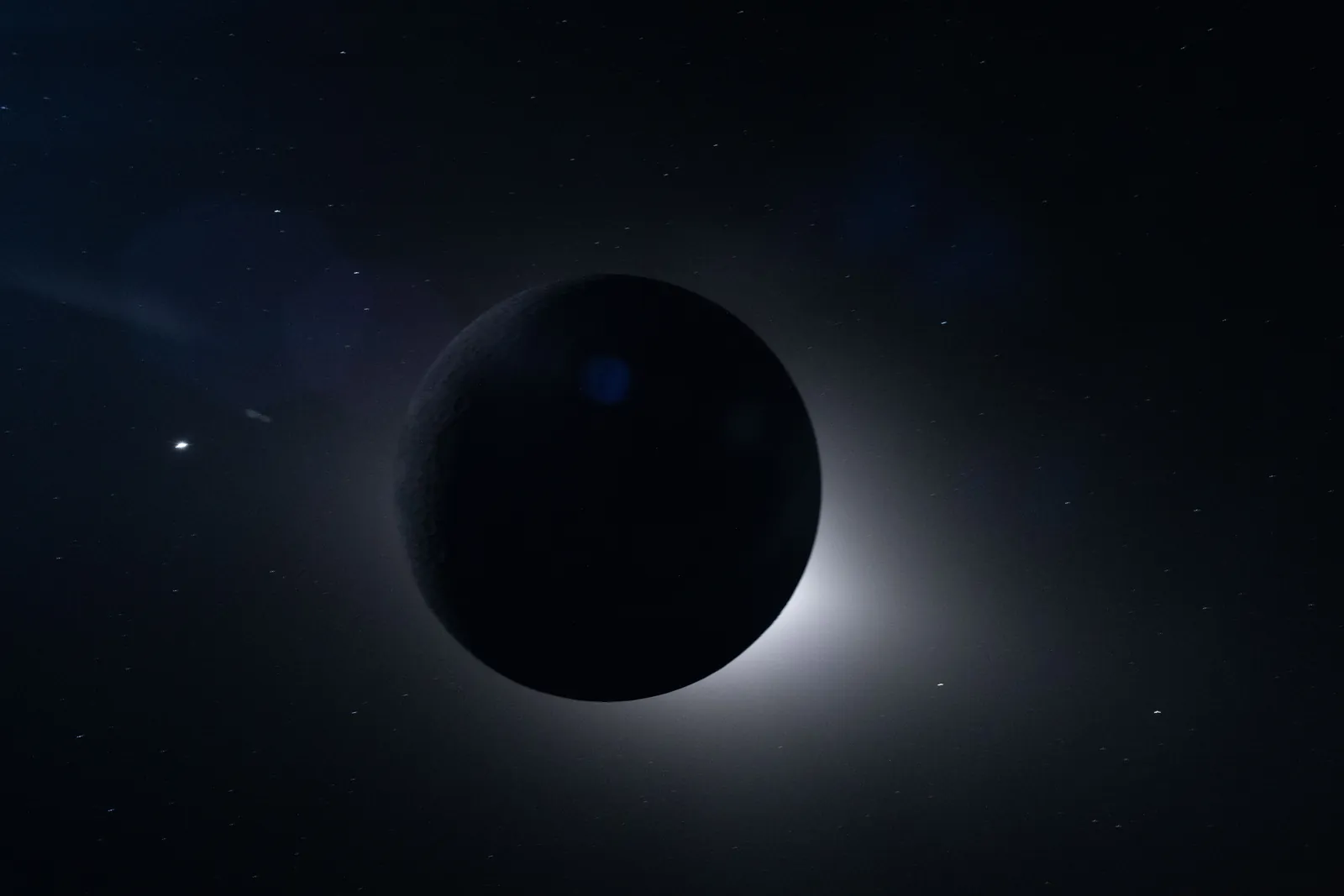 Artemis II photo ART002-E-15865: The solar eclipse from Orion at 00:48 UTC