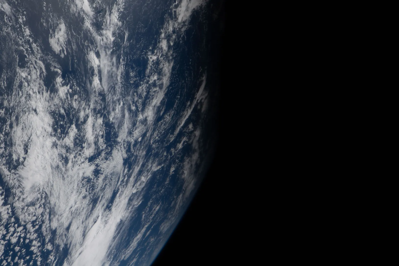 Artemis II photo ART002-E-23540: Earth from high orbit, 35,616 km up