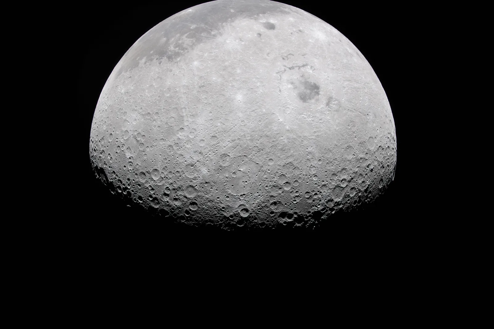 Artemis II photo ART002-E-24606: The Moon on approach, 11,068 km away