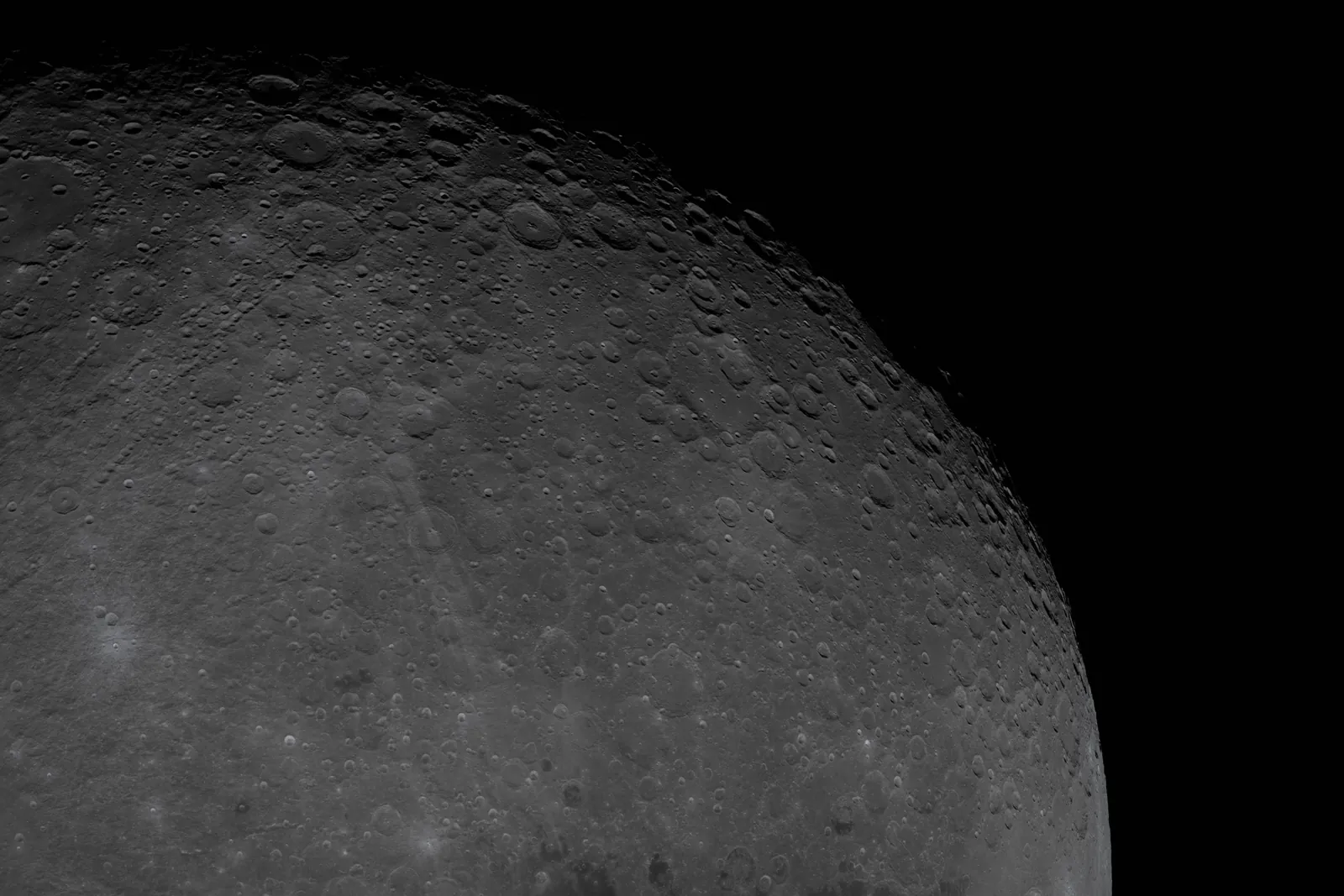 Artemis II photo ART002-E-25939: The Moon on approach, 24,878 km away