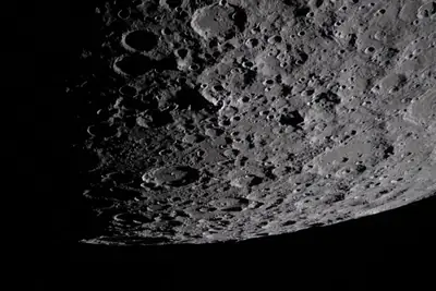 Artemis II photo ART002-E-10297: The lunar far side near Vavilov, from 7,945 km