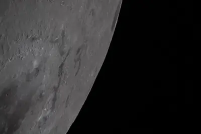 Artemis II photo ART002-E-10367: The lunar far side near Vavilov, from 7,901 km