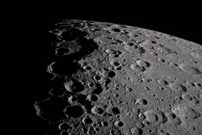 Artemis II photo ART002-E-10405: The lunar far side near Vavilov, from 7,888 km