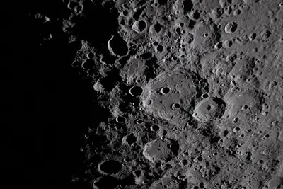 Artemis II photo ART002-E-10458: The lunar far side near Vavilov, from 7,810 km