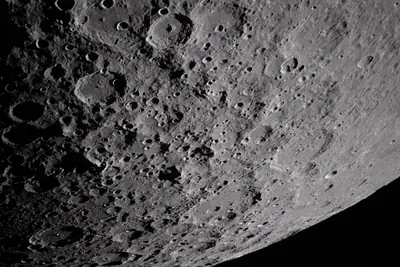 Artemis II photo ART002-E-10464: The lunar far side near Vavilov, from 7,793 km