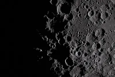 Artemis II photo ART002-E-10469: The lunar far side near Vavilov, from 7,756 km