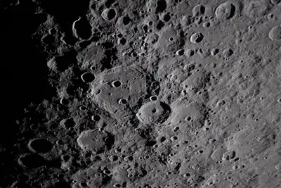 Artemis II photo ART002-E-10493: The lunar far side near Vavilov, from 7,645 km