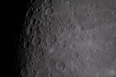Artemis II photo ART002-E-12177: The Moon on approach, 15,657 km away