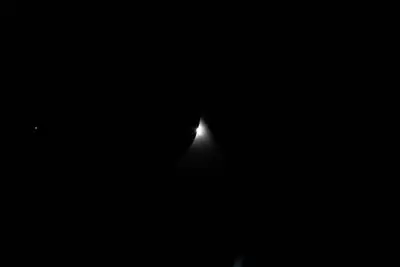 Artemis II photo ART002-E-15394: The solar eclipse from Orion at 00:34 UTC