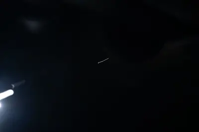 Artemis II photo ART002-E-15570: The solar eclipse from Orion at 00:35 UTC