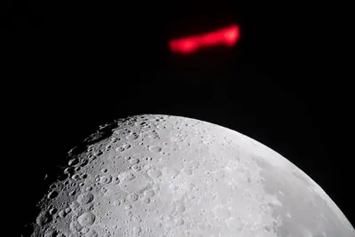 Artemis II photo ART002-E-19661: The Moon on approach, 12,675 km away