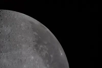 Artemis II photo ART002-E-19707: The Moon on approach, 12,634 km away