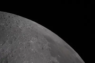 Artemis II photo ART002-E-20067: The Moon on approach, 12,249 km away