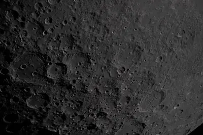 Artemis II photo ART002-E-20525: The lunar far side near Hertzsprung, from 9,049 km