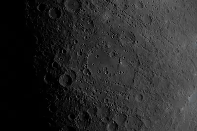 Artemis II photo ART002-E-20807: The lunar far side near Vavilov, from 8,371 km