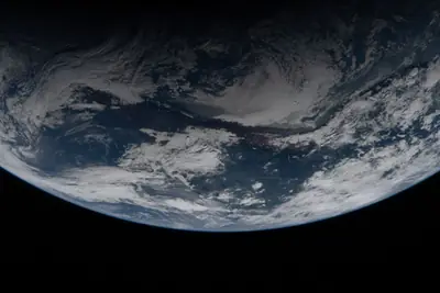 Artemis II photo ART002-E-23173: Earth from high orbit, 70,119 km up