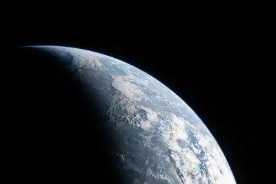 Artemis II photo ART002-E-23310: Earth from high orbit, 70,089 km up