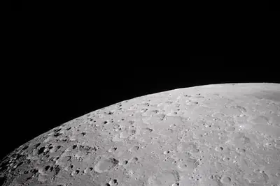 Artemis II photo ART002-E-24693: Approaching the Moon near Hertzsprung, 10,147 km up