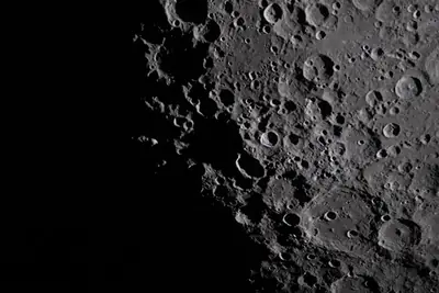 Artemis II photo ART002-E-24750: The lunar far side near Hertzsprung, from 9,527 km