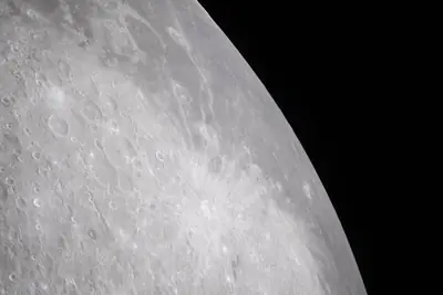 Artemis II photo ART002-E-24768: The lunar far side near Hertzsprung, from 9,453 km