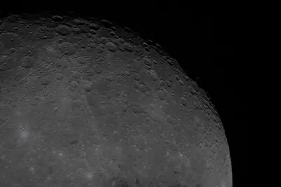 Artemis II photo ART002-E-25939: The Moon on approach, 24,878 km away