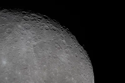 Artemis II photo ART002-E-29360: The Moon on approach, 24,546 km away
