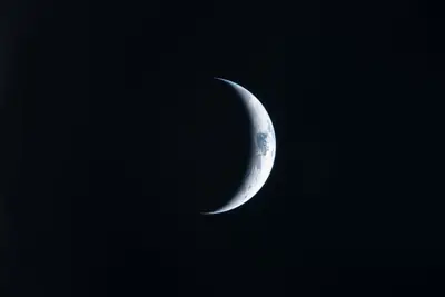 Artemis II photo ART002-E-4468: Earth from 233,215 km, on the way to the Moon